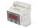 Meter: rpm velocity; digital,mounting; for DIN rail mounting