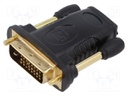 Adapter; DVI-D (24+1) plug,HDMI socket; black