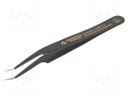 Tweezers; non-magnetic; Blade tip shape: sharp,bent; ESD