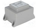 Transformer: encapsulated; 30VA; 230VAC; 24V; 1.25A; Mounting: PCB