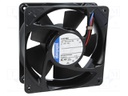 Fan: DC; axial; 119x119x38mm; 160m3/h; 44dBA; slide bearing