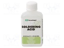 Agent: soldering acid; for difficult to tin nickel surfaces