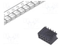 Socket; pin strips; Minitek127; female; PIN: 10; vertical; 1.27mm