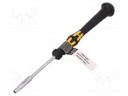 Screwdriver; hex socket; precision,ESD; Blade length: 60mm