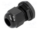 Cable gland; PG11; IP68; Mat: polyamide; black; UL94V-2; 15.4mm