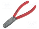 Tool: for crimping; insulated solder sleeves; 0,25÷2,5mm2