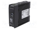 Power supply: switched-mode; 50W; 24VDC; 22.5÷28.5VDC; 2.1A; 190g