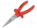 Pliers; half-rounded nose