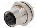 Socket; M12; PIN: 3; female; A code-DeviceNet / CANopen; THT; IP67