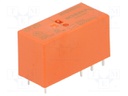 Relay: electromagnetic; SPDT; Ucoil: 12VDC; 16A/250VAC; 16A/24VDC