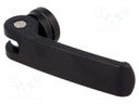 Lever; clamping; Thread len: 10mm; Lever length: 63mm; Body: black