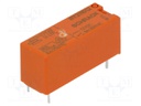 Relay: electromagnetic; SPDT; Ucoil: 12VDC; 8A/250VAC; 8A/30VDC