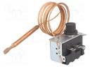 Sensor: thermostat with capillary; Output conf: SPST-NC; 95°C