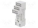 Socket; PIN: 8; 10A; 250VAC; Mounting: DIN; Series: HR60