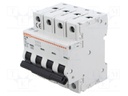 Circuit breaker; 230/400VAC; Inom: 32A; Poles: 4; Charact: C; 10kA