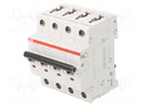 Circuit breaker; 400VAC; Inom: 20A; Poles: 3+N; DIN; Charact: C; 6kA