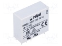 Relay: electromagnetic; SPDT; Ucoil: 12VDC; 16A/250VAC; 16A/24VDC