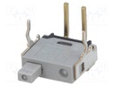 Switch: push-button; Pos: 2; DPDT; 0.4A/28VAC; 0.4A/28VDC; ON-(ON)