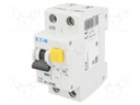 RCBO breaker; Inom: 20A; Ires: 30mA; Max surge current: 250A; 230V