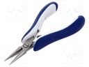 Pliers; half-rounded nose