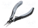 Pliers; half-rounded nose; ESD; 130mm; Conform to: DIN/ISO 9655