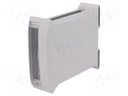 Enclosure: for DIN rail mounting; Y: 101mm; X: 35mm; Z: 119mm; ABS
