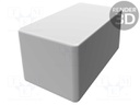 Enclosure: multipurpose; X: 64mm; Y: 115mm; Z: 55mm; 1550; aluminium