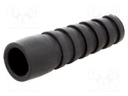 Strain relief; RG59,RG62; black; Application: BNC plugs