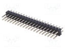 Pin header; pin strips; male; PIN: 40; straight; 2.54mm; THT; 2x20