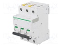 Circuit breaker; 400VAC; Inom: 10A; Poles: 3; DIN; Charact: C; 10kA