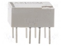 Relay: electromagnetic; DPDT; Ucoil: 24VDC; 0.5A/125VAC; 2A/30VDC