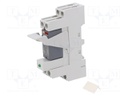 Relay: interface; DPDT; Ucoil: 12VDC; Mounting: DIN; Series: CR-P