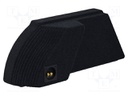 Car loudspeaker enclosure; MDF; black melange; textil; 15l; 250mm