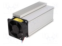 Heatsink: extruded; L: 150mm; W: 75.5mm; H: 65.8mm; aluminium; plain