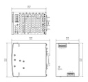 Power supply: switched-mode; for DIN rail; 480W; 48VDC; 10A; 3kV