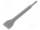 Chisel; L: 250mm; steel; Kind of holder: SDS-Plus®; Tipwidth: 40mm