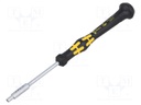 Screwdriver; hex socket; precision,ESD; Blade length: 60mm