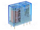 Relay: electromagnetic; DPDT; Ucoil: 24VDC; 8A/250VAC; 8A/30VDC