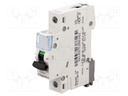 Circuit breaker; 230VAC; Inom: 6A; Poles: 1; DIN; Charact: C; 6kA