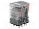 Relay: electromagnetic; 4PDT; Ucoil: 48VAC; 5A/220VAC; 5A/24VDC