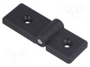 Hinge; Width: 99mm; technopolymer (PA); black; H: 36mm