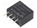 Converter: DC/DC; 1W; Uin: 21.6÷26.4V; Uout: 24VDC; Iout: 42mA; SIP4