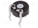 Potentiometer: mounting; single turn,horizontal; 1kΩ; 100mW; ±20%