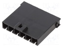 Plug; wire-wire; male; Mega-Fit; 5.7mm; PIN: 6; Layout: 1x6