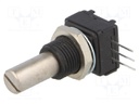 Potentiometer: shaft; 5kΩ; 1W; ±10%; 6.35mm; THT; Shaft: smooth