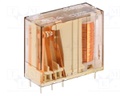 Relay: electromagnetic; DPDT; Ucoil: 12VDC; 8A/250VAC; 8A/24VDC