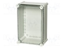 Enclosure: multipurpose; X: 188mm; Y: 278mm; Z: 130mm; with hinges