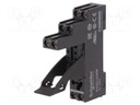 Socket; PIN: 8; 5A; 250VAC; Mounting: DIN; Leads: screw terminals