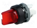 Switch: rotary; Stabl.pos: 2; 22mm; red; Illumin: MLB-1; IP66; Pos: 2