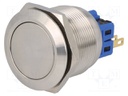 Switch: vandal resistant; Pos: 2; SPDT; 3A/220VAC; 5A/24VDC; IP65